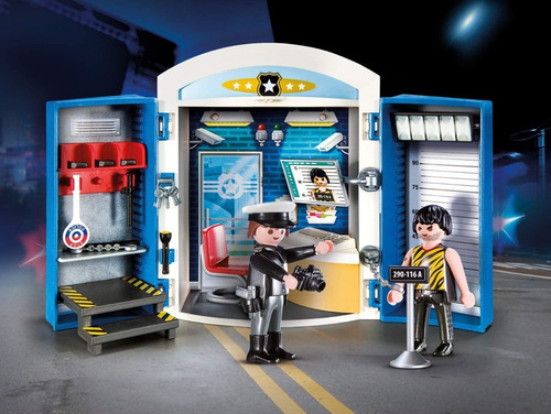 Playmobil City Action 70306 - Play Box Cofre De Policia - Pr