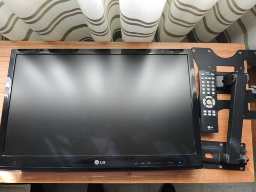 Monitor Tv 23 Lg Flatron M2380a Sin Base Con Soporte Pared Negro (Usado)