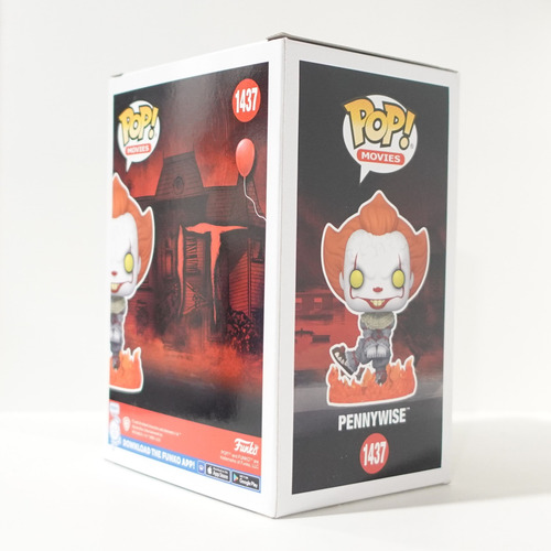 Funko Pop! Movies: It - Pennywise 1437 Glows Chase Exclusivo (Usado)