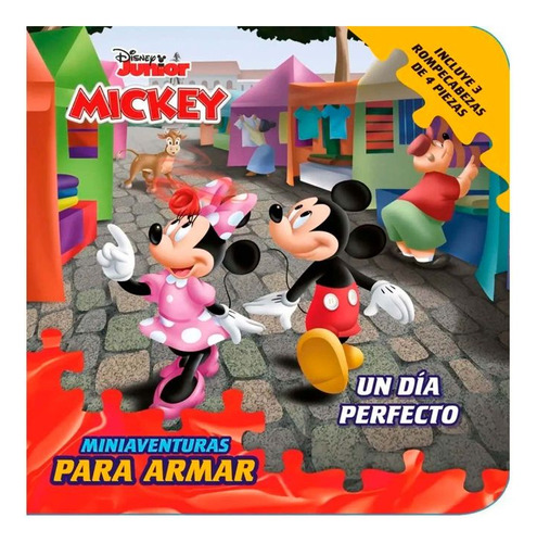 Libro Rompecabezas Disney Junior Mickey: Un Día Perfecto