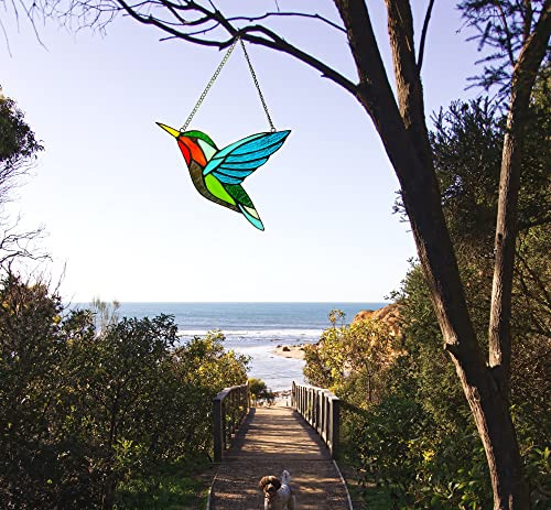 Colgantes Para Ventanas Con Forma De Colibrí, Pájaros Teñido
