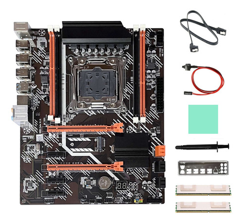 Placa Madre X99+2 Cables Ddr3 4g Recc Ram+cable De Conmutado