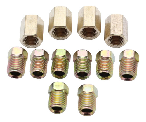 12x 3/8 - Tubo Conector De 24 Roscas Para Tubo De 3/16 4