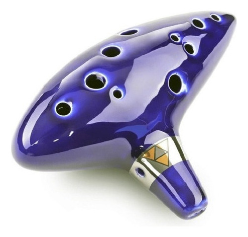 * Ocarina Do Tempo 12 Furos Zelda Manual
