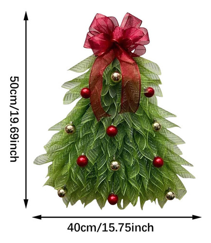 Guirnalda De De Navidad, Decoración Navideña Para Puerta