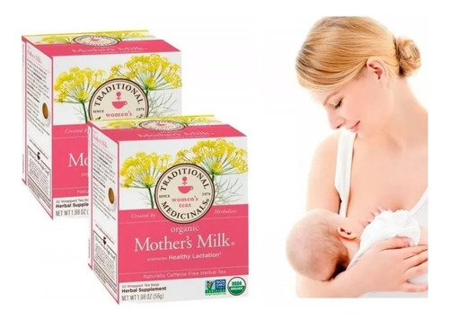 2 X Mothers Milk Tea / Te Que Promueve La Lactancia Materna 