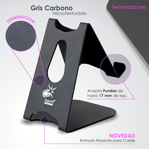 Imagen 4 de 8 de Soporte Tablet Bam T4 6a14 + Soporte Celular Bam B4 ¡combo!