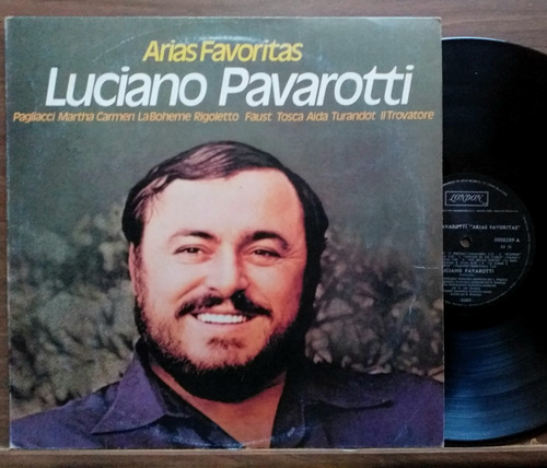 Luciano Pavarotti - Arias Favoritas - Lp Año 1981 - Opera