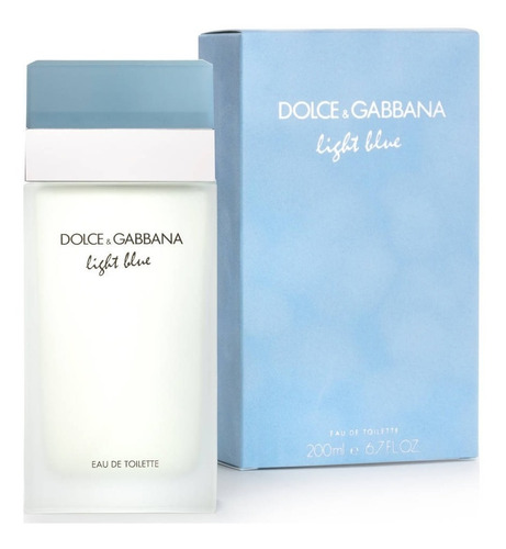 Perfume Original Dolce & Gabbana Light Blue 200 Ml Damas