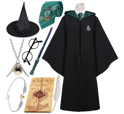 Kit De Bata Hermione De Harry Potter De 9 Accesorios De Ropa