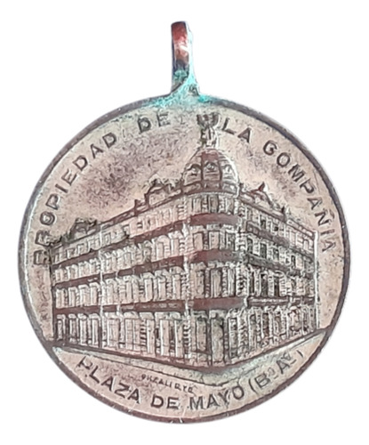 Antigua Medalla Cía. De Seguros La Previsora 1885