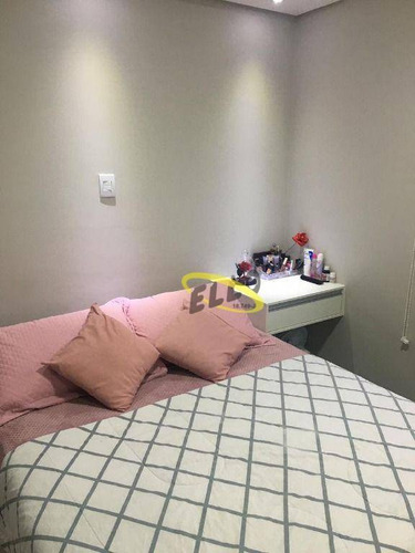 Imagem 12 de 22 de Lindo Apartamento Com 2 Dormitórios À Venda, 46 M² Por R$ 215.000 - Jardim Honória - Cotia/sp - Ap2238
