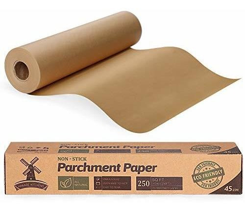 Papel De Parchment Sin Blanquear Para Hornear, 15 En Wr4s M