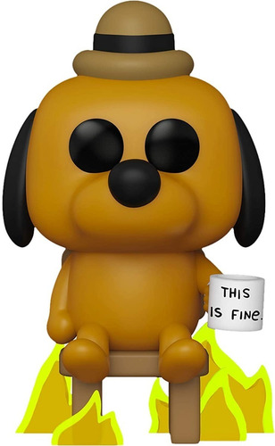Funko Pop This Is Fine Dog Ee Exclusive