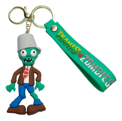 Llaveros De Goma De Plantas Vs Zombies Con Correa Inportados