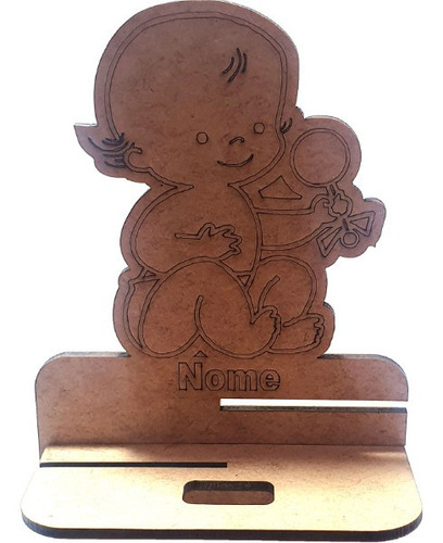 69 Porta/base Celular Lembancinha Bebe Cha De Bebe Revelação