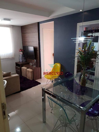 Apartamento Com 2 Dormitórios À Venda, 47 M² Por R$ 174.000,00 - Jardim Contorno - Bauru/sp - Ap3139