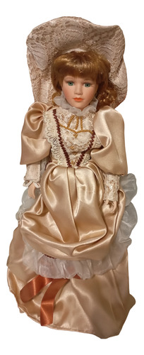 Muñeca De Porcelana Hecha A Mano