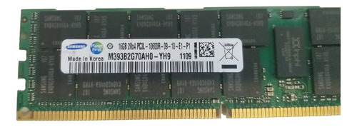 Memoria RAM de color verde de 16 GB, 1 Samsung M393b2g70ah0-yh9