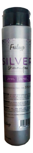 Shampoo Cabello Blanco Grises Matizador Silver Frilayp 370ml