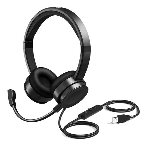Audífono Gamer/ejecutivo Hs-391 Con Micrófono, Conexión Usb