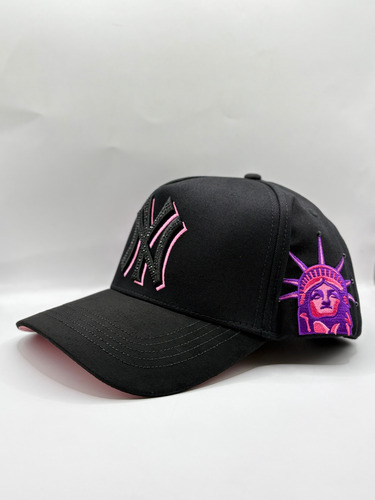 Gorra Big Boss New York Yankees Kevin Hats Edición Limitada Negro Ajustable Lisa