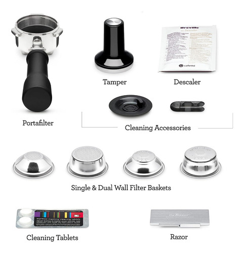 Cafetera Breville Bambino Plus, Acero Inoxidable