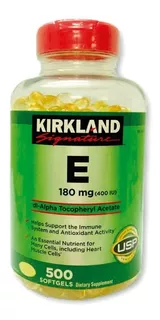 Vitamina E 400 Iu Kirkland 500 Sofgel De Eeuu