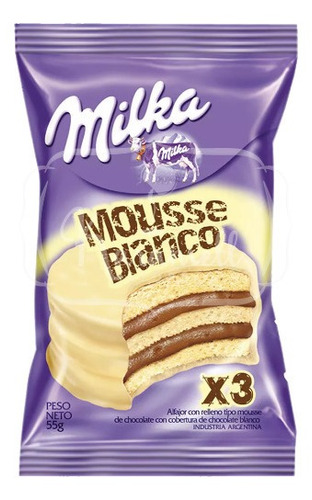 Milka Alfajor - Chocolate Branco & Mousse Chocolate - Import