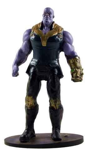 Boneco Thanos Vingadores Em Resina 15,5cm