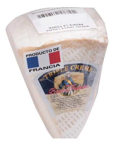 1 Kg Queso Triple Crema Prince La Fontaine Frances