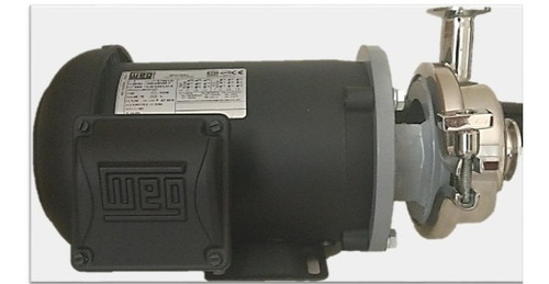 Imagen 3 de 5 de Bomba Sanitaria 1 Hp Con Motor Trifásico