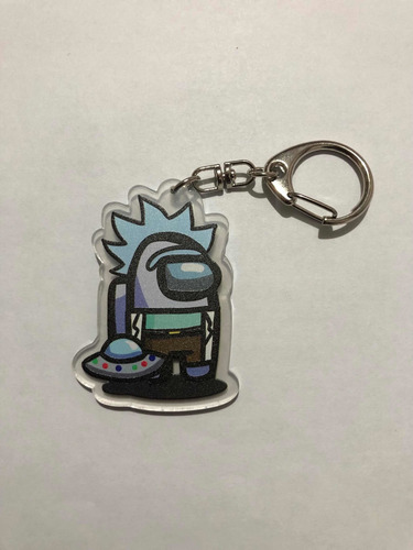 Llavero Acrílico Rick And Morty Pack 2 Piezas