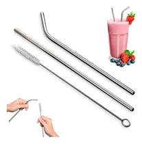 Comprar Set 02 Sorbetes De Acero + Cepillo Limpiador 