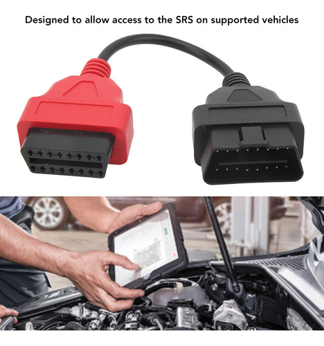Cabo De Diagnóstico Srs Obd Adaptador De Scanner Obd2 Vermel