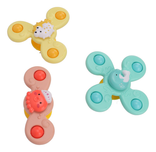 Ventosa Giratoria Top Baby Toys Con Forma De Flor, 3 Unidade