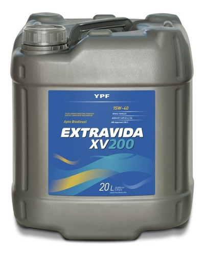 Óleo Ypf Mineral 15w40 Xv200 Extravida 