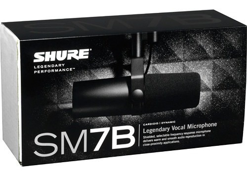 Micrófono Shure Sm7b Podcast Streaming Tv Studio