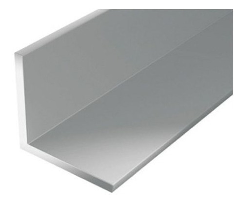 Perfil De Aluminio Angulo 50x50x2 Mm Natural Largo X 3 Mts