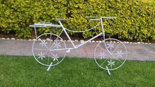Bicicleta 2piezas De Metal  Macetera Grande  Vintage