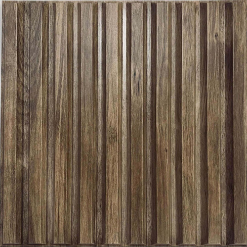 Panel 3d Pvc Lambrin Tipo Madera Caja 3m2 (12pz) 50cm2 