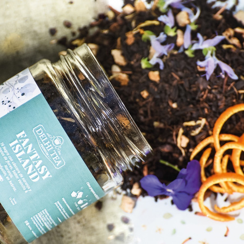 Imagen 3 de 3 de Delhi Tea Hebras Frasco Te Blend Premium