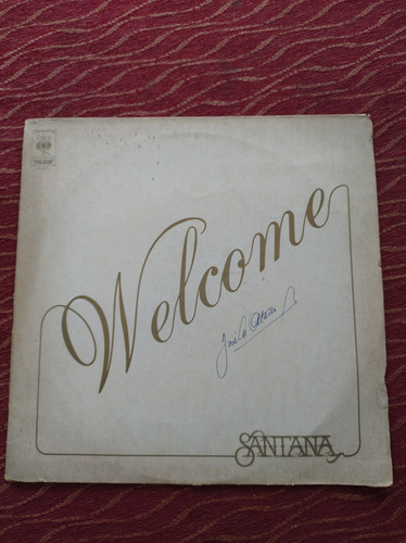 Welcome Santana Vinilo.