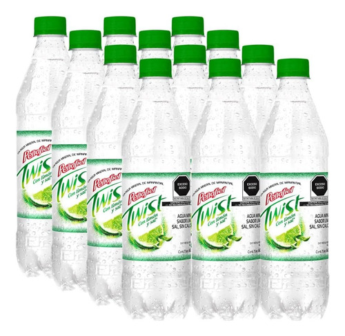 12pz Twist Limon Sal Peñafiel Mineral 600ml