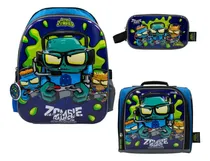Comprar Pack Ultra Zombies Games Mochila Oficio Lonchera Cartuchera