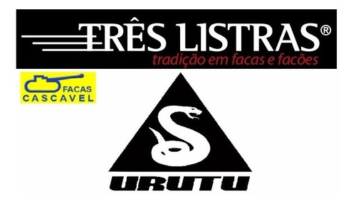 Gravação Faca Texto Personalize Três Listras Cascavel Urutu