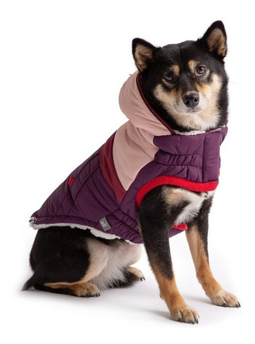 Gfpet Parka Trakking Con Gorro Tu Perro Violeta Talla Xs