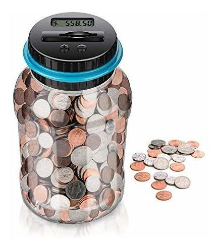 Alcancía Megac Digital Coin Big Piggy Bank - Pantalla Autom