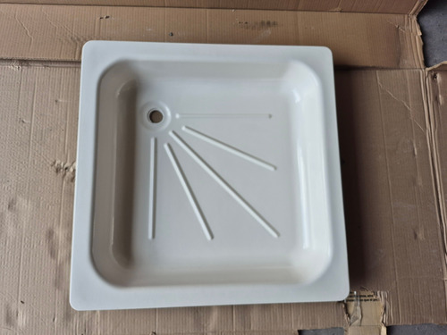 Receptaculo De Ducha 70x70 Plato O Pie Ducha Baño Box Blanco