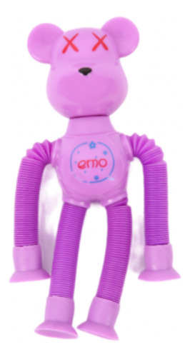 Juguet Tubo Flexible Telescopico Luz Ventosa Antistress Nene